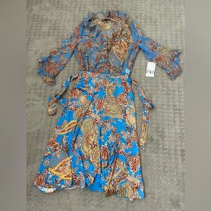 Beautiful Zara top and skirt sold as a set or separately.